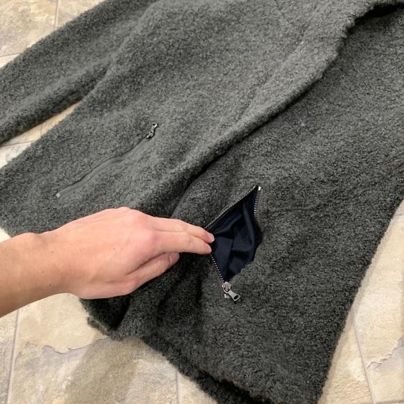 ANN TAYLOR Wool Fuzzy Sweater Jacket - Picture 6 of 10